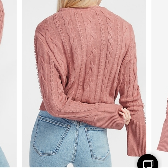 Express Cable Knit Sweater - Picture 2 of 9